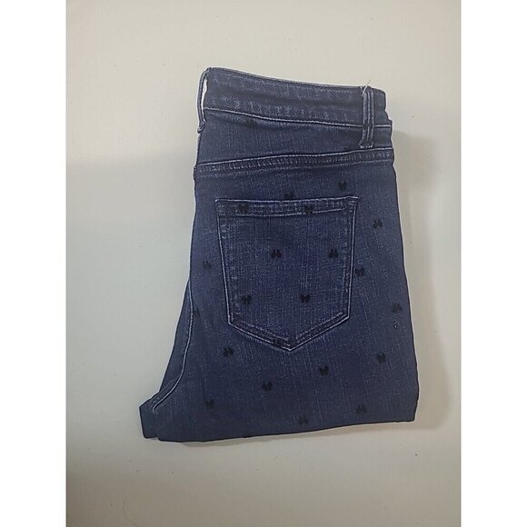 Talbots Blue Denim Jeggings Bow Design Womens Size 4 - Picture 11 of 11